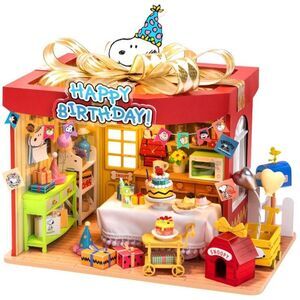 Snoopy Birthday Party Wooden Kit (Lighting)  COLLECTABLES